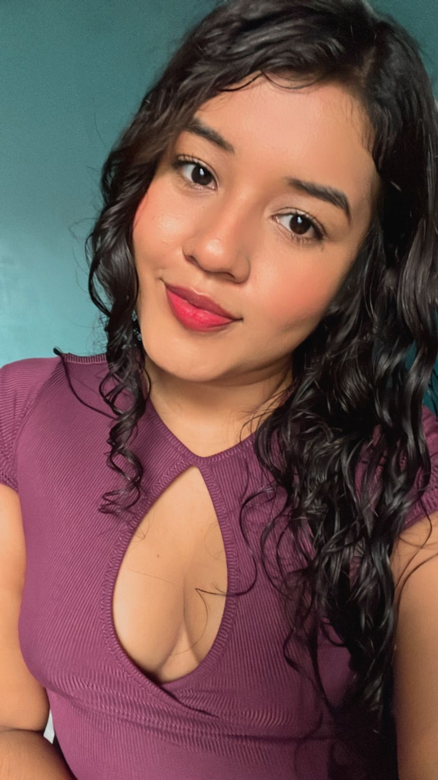 Woman smiling
